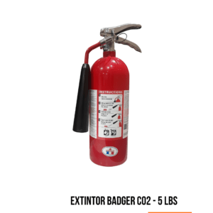 EXTINTOR DE CO2 BADGER DE 5 LBS
