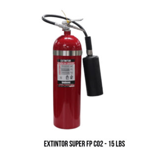 EXTINTOR DE CO2 SUPER FP DE 15 LBS